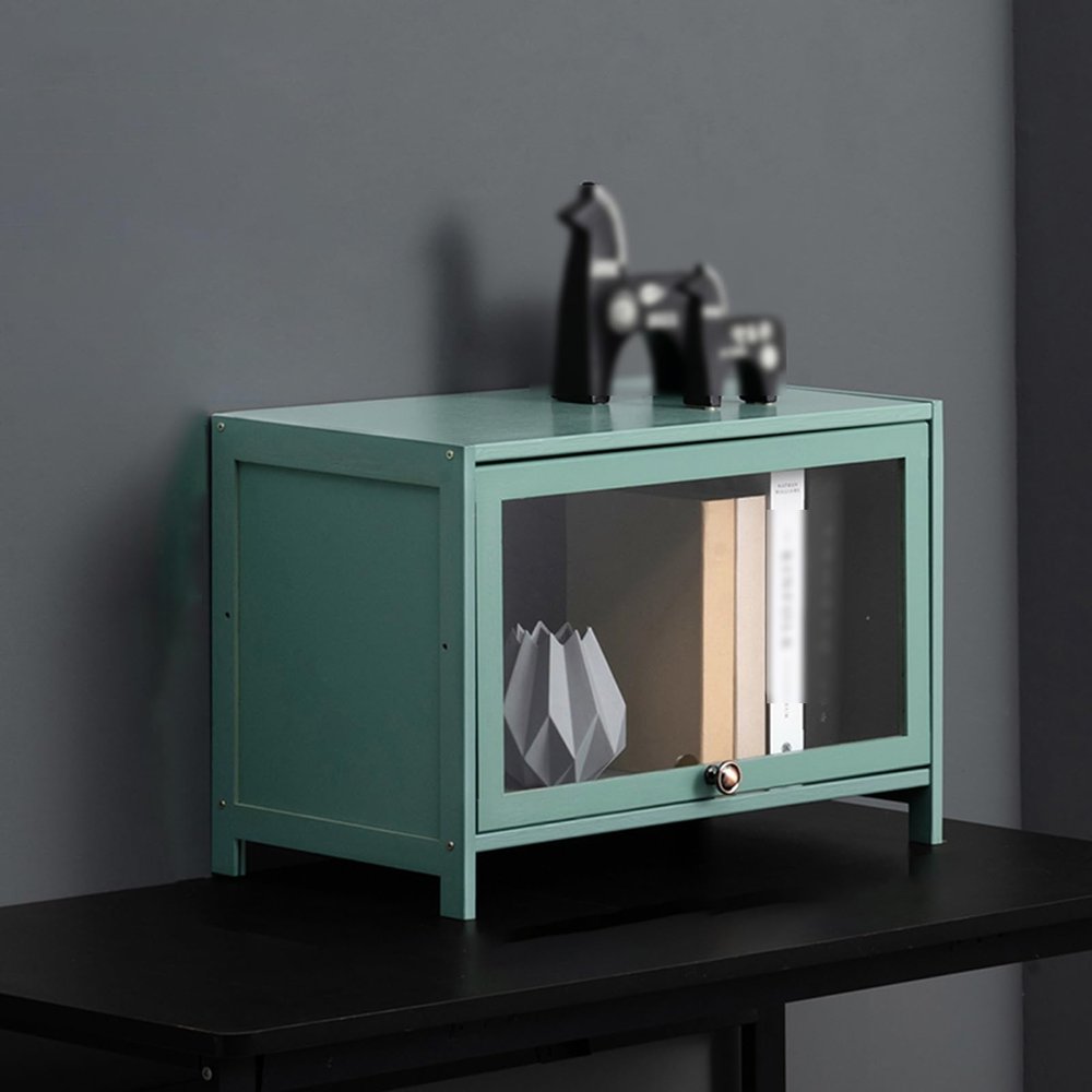 HARELA Curio Display Cabinet, Display Cases for Collectibles, Display Case with Acrylic Cabinet Door, Modern Bookshelf Cabinet, for Bedroom/Living Room and Study (Size : 80 * 40 * 32cm)
