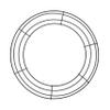 LIFKOME 3pcs Round Iron Wreath Frame Wire Craft for Christmas Garland Decoration Metal Wreath Forms for Home Decor Black Making Supplies view 1