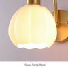 SteFik Wall Light Bedside Decor Lamp Small Wall Lights with Glass Shade Home Brass Wall Sconces Modern Bedroom Wall Lighting Indoor Balcony Bathroom Kitchen Hallway Wall Reading Lamp,Pendant view 3