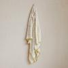 Creative Co-Op Hand-Woven Reclaimed Cotton Crocheted Throw with Diamond Pattern, Multicolor view 3
