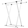 RUANLOV Clothes Drying Rack, Telescopic Clothes Drying Pole, Floor-Standing Removable Indoor Double-Pole Clothes Hanger, Stainless Steel Heavy Duty Clothes Hanger (78) view 1