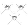 MAGICLULU Cake Flower Nail Baking Tools 2.76 Inch Stainless Steel Reusable Mold for Decorating Cupcakes Pies Fondant Desserts Lightweight Diy view 1