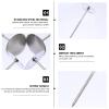 MAGICLULU Cake Flower Nail Baking Tools 2.76 Inch Stainless Steel Reusable Mold for Decorating Cupcakes Pies Fondant Desserts Lightweight Diy view 4