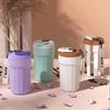 15 oz Smart LED Temperature Display Stainless Steel Vacuum Coffee Cup with Ceramic Liner,Coffee Travel Mug Spill Proof with LED Temperature Display Lid,Coffee Cups for Keep Hot/Ice (Blue, 15 oz) view 4