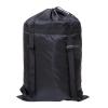 BILIKEYU Black Backpack Laundry Bag with Shoulder Straps Large Travel Backpacks Extrawith Drawstring Closure for College Travel Laundromat Apartment Outdoor Storage Bag Clear (Black, One Size) view 1