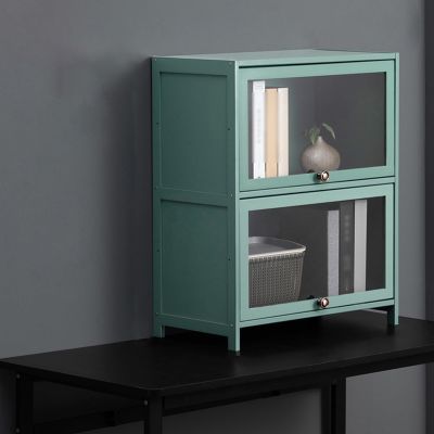 HARELA Curio Display Cabinet, Display Cases for Collectibles, Display Case with Acrylic Cabinet Door, Modern Bookshelf Cabinet, for Bedroom/Living Room and Study (Size : 70 * 73 * 32cm)