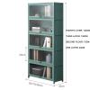 HARELA Curio Display Cabinet, Display Cases for Collectibles, Display Case with Acrylic Cabinet Door, Modern Bookshelf Cabinet, for Bedroom/Living Room and Study (Size : 70 * 73 * 32cm) view 2