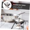 LIFKOME 3 Pcs Meat Salad Cold Dish Shaping Mold Kitchen Gadget Food Mold for Home Restaurant view 3