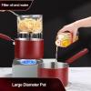 304 Stainless Steel Deep Fryer, Tempura Deep Fryers, with Filter Mesh, Food Tong, Can Be Fryer or Boiled, for Fryer Chicken Fries view 4