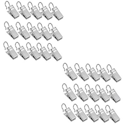 Ciieeo 72pcs Shower Curtain Hooks Heavy Duty Hangers Decorative Bath Drape Loop Clips Easy Install for Eclectic Bathroom Accessories