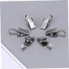 Ciieeo 72pcs Shower Curtain Hooks Heavy Duty Hangers Decorative Bath Drape Loop Clips Easy Install for Eclectic Bathroom Accessories view 2