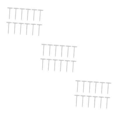 MAGICLULU 3sets Ergonomic Design Cake Flower Nail Cake Decorating Tool Baking Mold Cupcake Flower Nail Diy Accessories 12pcs*3