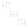 MAGICLULU 3sets Ergonomic Design Cake Flower Nail Cake Decorating Tool Baking Mold Cupcake Flower Nail Diy Accessories 12pcs*3 view 1
