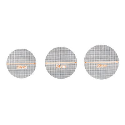 Ciieeo 10pcs Silicone Non-stick Steaming Pads Reusable Round Shape for Steamed Buns Dim Sum Diameter Food-grade for Cooking and Food Processing