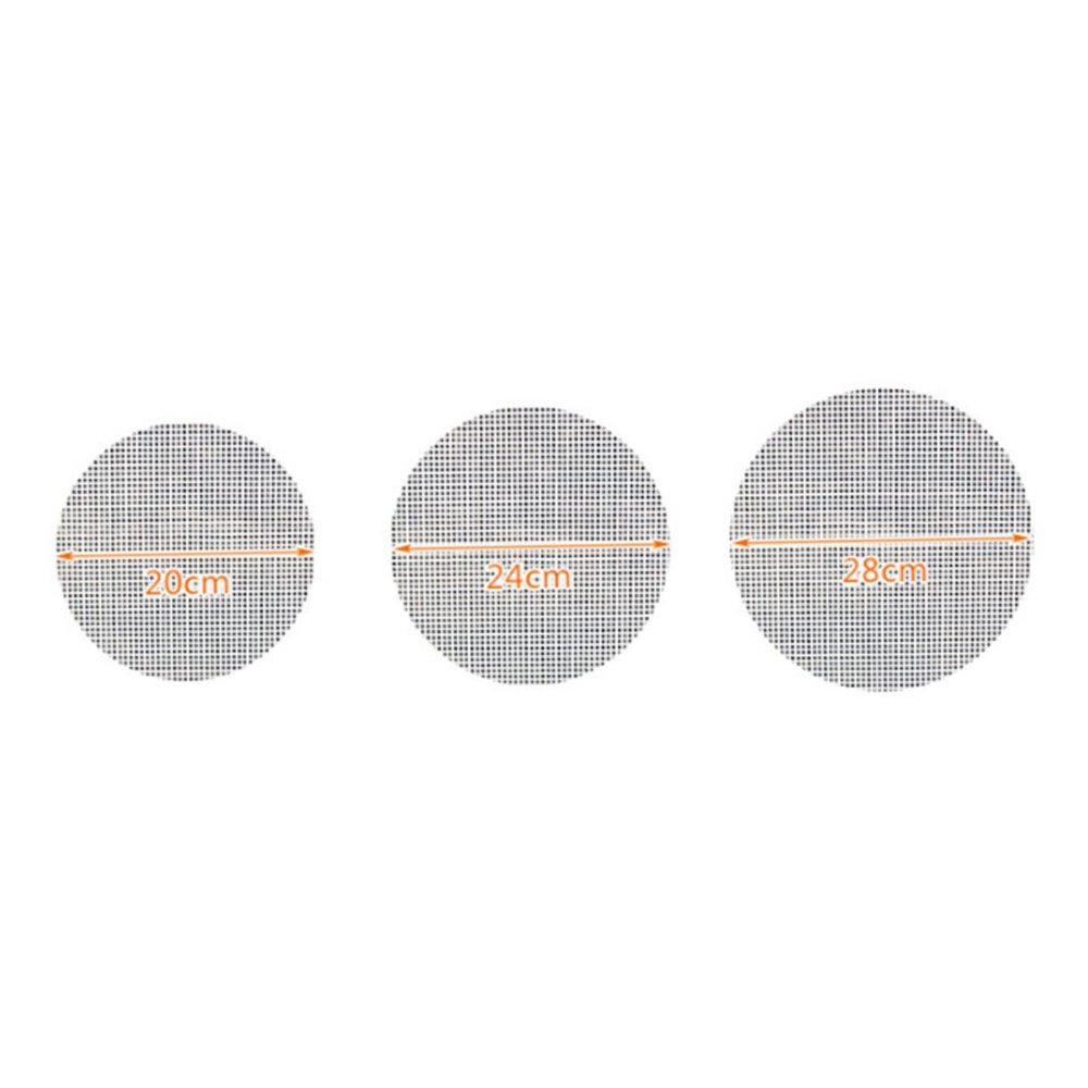 Ciieeo 10pcs Silicone Non-stick Steaming Pads Reusable Round Shape for Steamed Buns Dim Sum Diameter Food-grade for Cooking and Food Processing
