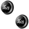 Ciieeo 2pcs Rotating Countdown Timer for Kitchen Classroom Fitness Management Simple to Use for Cooking Study Exercise and Meetings Battery Not Included view 1