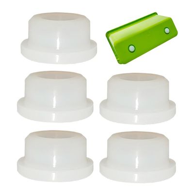 5 Pcs Silicone Hole Caps Plug Cover Snap-on Hanging Planter Pots Plastic Plug Hole Plug Cover Drainage Seal Stopper