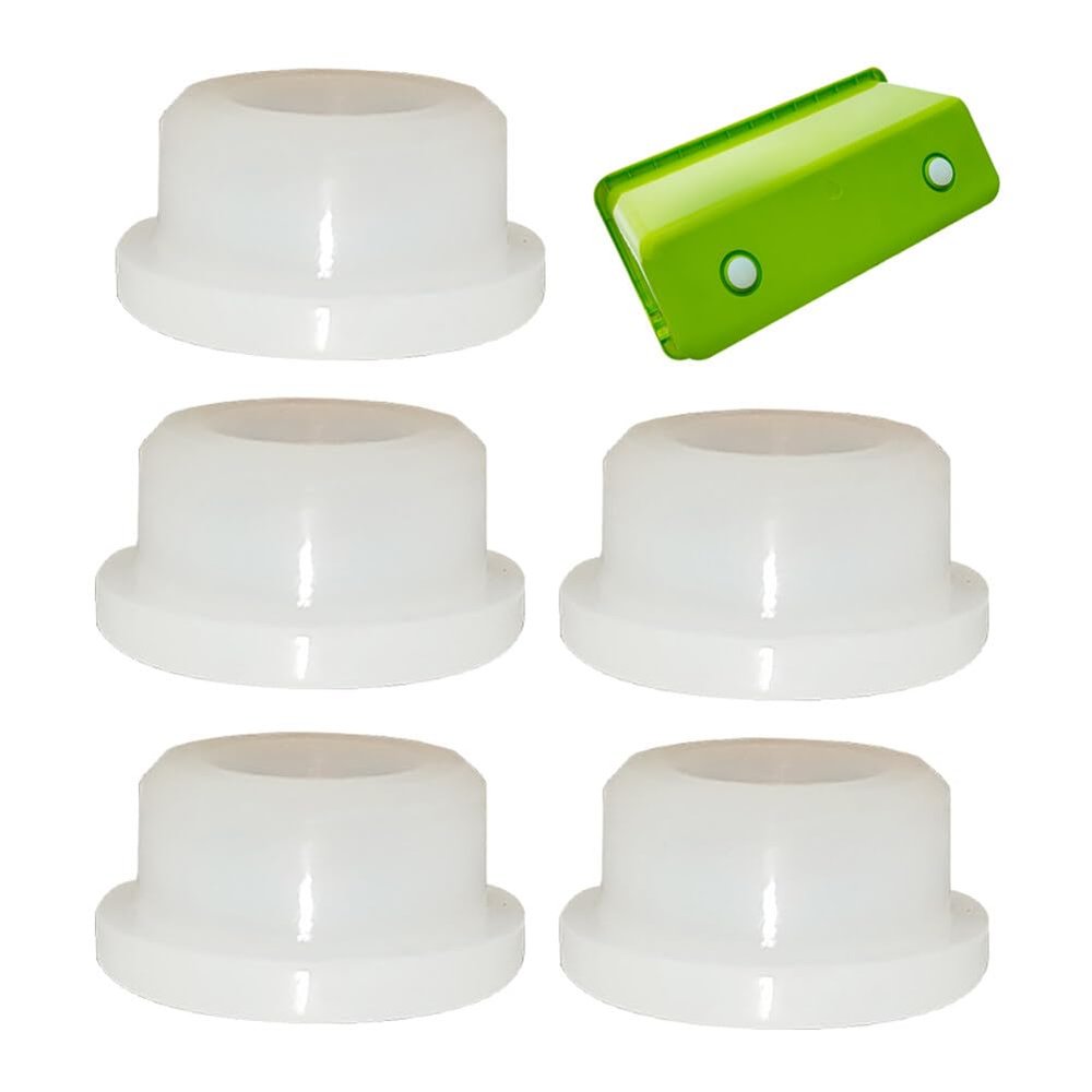 5 Pcs Silicone Hole Caps Plug Cover Snap-on Hanging Planter Pots Plastic Plug Hole Plug Cover Drainage Seal Stopper