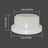 5 Pcs Silicone Hole Caps Plug Cover Snap-on Hanging Planter Pots Plastic Plug Hole Plug Cover Drainage Seal Stopper view 3