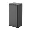 ENGENDER Garbage Can for Office Smart Trash Can Stainless Steel Sensor Trash Can Large Metal Rectangular Indoor Trash Can with Lid 13 Gallon Capacity 3 Styles Available Trash Can (Color : Black) view 1
