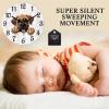 COCOKEN Mastiff Wall Clock,Dog Peeking Wood Clock,Dog Lover Round Wooden Clock Gifts Novelty Wall Clock for Home Kitchen Living Room Office 12 X 12 Inch view 4