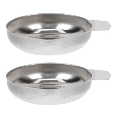4 Pcs Stainless Steel Weighing Pan Scale Tray Stainless Steel Trays Weighing Tray Electronic Balance Scale Pan Kitchen Supply Cup Dish