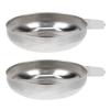 4 Pcs Stainless Steel Weighing Pan Scale Tray Stainless Steel Trays Weighing Tray Electronic Balance Scale Pan Kitchen Supply Cup Dish view 1