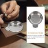 4 Pcs Stainless Steel Weighing Pan Scale Tray Stainless Steel Trays Weighing Tray Electronic Balance Scale Pan Kitchen Supply Cup Dish view 4
