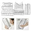 Amosfun 5pcs Closet Organizer Underwear Socks Jean Pants Storage Box Mesh Design Multigrid Hanger Organizer for Bedroom and Closet view 2