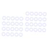 Ciieeo 1600pcs Curtain Roman Small Folding Curtain Accessories for Easy Installation Low Noise Wear-Resistant for Drapery and Shower view 1