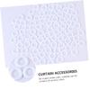 Ciieeo 1600pcs Curtain Roman Small Folding Curtain Accessories for Easy Installation Low Noise Wear-Resistant for Drapery and Shower view 2