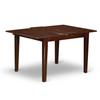 HomeStock Rectangle Dining Table Set with Chairs, Kitchen Table Set, Modern Dining Room Furniture, Mahogany Finish view 3