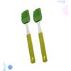 Ciieeo 6pcs Silicone Baking Brush Kitchen Tool for Basting Oil Sauce Butter for Bbq Grilling Roasting and Baking Light Green view 3