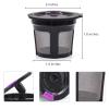 Eaykee Reusable k Cups Coffee Filters - 3 packs Coffee Pods Compatible with Keurig Machines 2.0 & 1.0 Coffee Makers - Fit K Elite K Classic K Compact K Latte K Select (Black) view 3