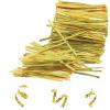 AxiyanX 4 Inches Twist Ties for Bags,800pcs Twist Ties for Plastic Bags,Reusable Bread ties,Gold Twist Ties,Twisty Ties for Candy Bags, Coffee Bags, Snacks, Cake Pops, Party Supplies (A-golden) view 1