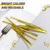 AxiyanX 4 Inches Twist Ties for Bags,800pcs Twist Ties for Plastic Bags,Reusable Bread ties,Gold Twist Ties,Twisty Ties for Candy Bags, Coffee Bags, Snacks, Cake Pops, Party Supplies (A-golden) view 3