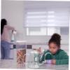 MAGICLULU Glass Transparent Coffee Pot with Long Spout Hand Brewing Coffee Pot for Home and Office Features Smooth Water Flow and Anti-scald Handle for and Tea view 3