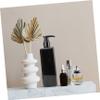 ABOOFAN 3pcs Shower Gel Bottle Black Pump Dispenser for Lotion and Shampoo Refillable Container for Easy Use and Cleaning for Home Decoration view 3