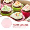 Zerodeko Reusable Cake Carrier with Transparent Dome Portable Birthday Cake Box for Parties Events and Safe Storage Fasteners view 3