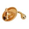 ABOOFAN 6pcs Vintage Golden Alloy Pommel Hooks Decorative Hangers for Hats Coats Wall-Mounted Curtain Tiebacks for Easy Installation Included Hardware view 4