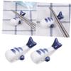 MAGICLULU 6pcs Whale Shape Ceramic Chopsticks Holder Elegant Tableware Rest for Spoons and Forks Creative Home Decor for Dining Tables and Gifts view 2