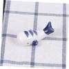 MAGICLULU 6pcs Whale Shape Ceramic Chopsticks Holder Elegant Tableware Rest for Spoons and Forks Creative Home Decor for Dining Tables and Gifts view 4