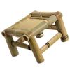MAGICLULU Old-Fashioned Stool for Home Vintage Style Chair for Bedroom Sturdy Weaving Design for Room Balcony Use Height view 1
