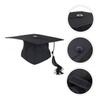 ABOOFAN 10pcs Fancy Adult Graduation Hat Black Board Adjustable Size Polyester Perfect for Parties view 3