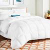 AHJ Beddings Twin Size 8 Piece Bed in a Bag 100% Egyptian Cotton Premium 1000 Thread Count (500GSM Comforter, 17 inch Deep Pocket Sheet Set and Bed Skirt) - White view 1