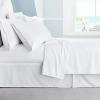 AHJ Beddings Twin Size 8 Piece Bed in a Bag 100% Egyptian Cotton Premium 1000 Thread Count (500GSM Comforter, 17 inch Deep Pocket Sheet Set and Bed Skirt) - White view 3