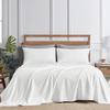 AHJ Beddings Twin Size 8 Piece Bed in a Bag 100% Egyptian Cotton Premium 1000 Thread Count (500GSM Comforter, 17 inch Deep Pocket Sheet Set and Bed Skirt) - White view 4