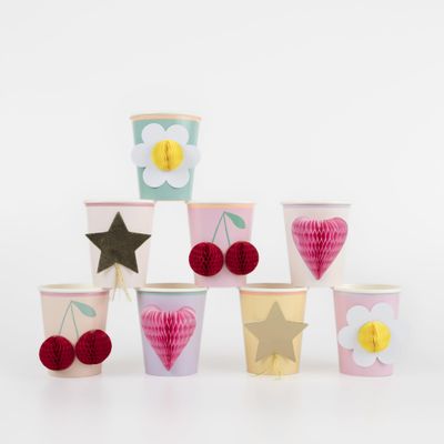 Meri Meri Happy Icons Cups (Pack of 8)