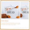 CIYODO Iron Bread Box Portable Storage Container for Kitchen Retro Design Bread Organizer for Grains and Baked Goods Stylish Multi-functional Storage Box for Home Use view 3