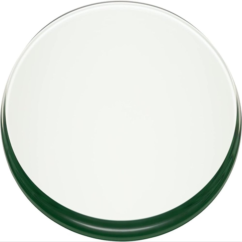 32" Inch Round Glass Table top - 3/8" Thick - OGE Edge